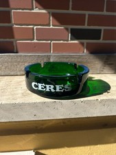 Posacenere Birra Ceres - Vintage Anni 80-90 - Da Collezione - Vetro Verde