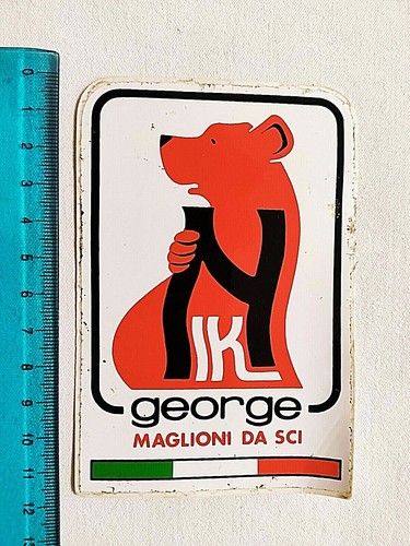 Adesivo nik george maglioni - george, da