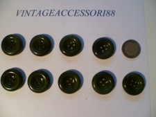 9 BOTTONI RESINA VERDE