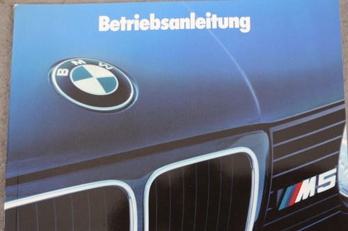 Bmw e34s manuale di - bmw, "e34s"
