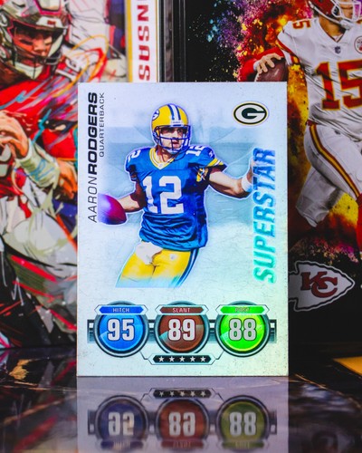 2010 topps attax aaron - attax, rodgers