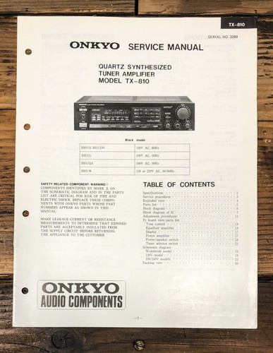 Onkyo 810 ricevitore - tx-810,