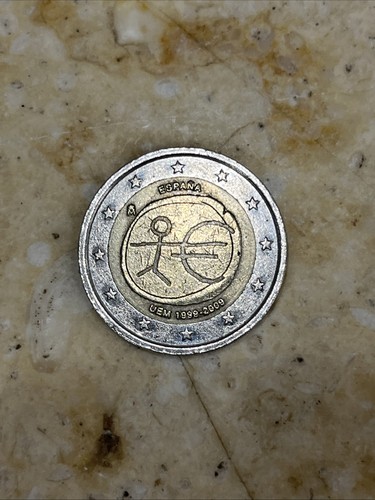 Moneta euro rara con - da,