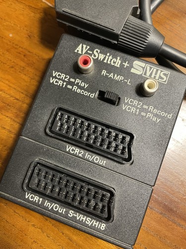 Connettore switch scart av - switch,