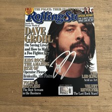 Foto firmata Dave Grohl autografata Foo Fighters/Nirvana 8x10 con certificato di autenticità/ologramma