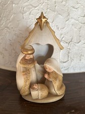 Statuine Presepe: Sacra Famiglia con S. Giuseppe Maria e Gesù Bambino - CERAMICA