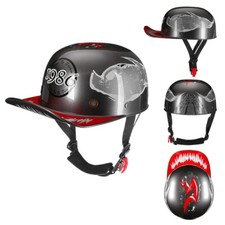 Mezzo Casco Moto Retrò Caschi
