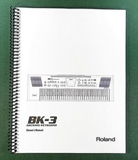 Roland owner s - roland, bk-3