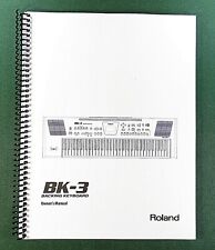 Roland BK-3 Owner's