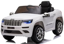 AUTO MACCHINA ELETTRICA PER BAMBINI JEEP GRAND CHEROKEE 12V SEDILE IN PELLE