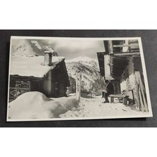 Cartolina Valle d'Aosta - Capanna Carla sui Monti di Gressoney - Sport Invernali