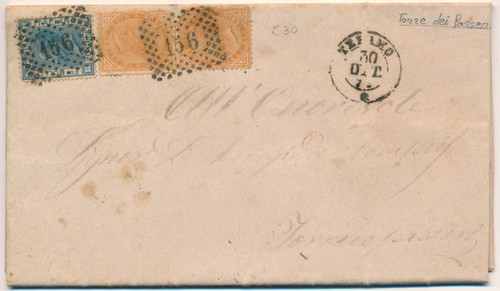 Italia regno 1873 lettera con - regno,