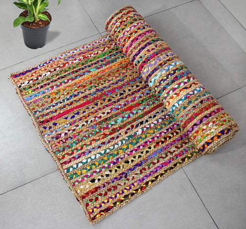Tappeto cotone iuta 100 - cotone, e