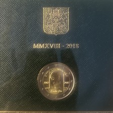 VATICANO 2018 MONETA 2 EURO