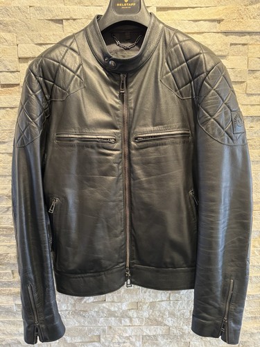 Giacca pelle nera belstaff - di,