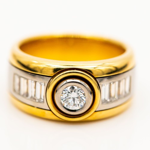 Anello bicolore 750 18k - bicolore, oro