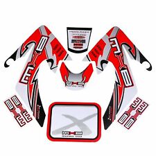 Set Adesivi X Rosso Top Pit Bike Dirt Bike HMParts