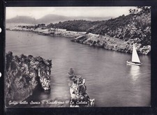 Cartolina Golfo della Spezia Fiascherino La Caletta BARCA A VELA GC326