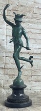 Scultura Statua In Bronzo Di
