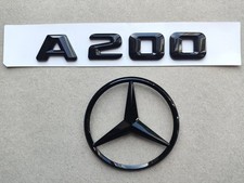 Gloss Black Rear Boot Badges