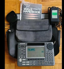 Sony ICF-SW55 World Band Receiver FM/LW/MW/SW World Band Radio with case