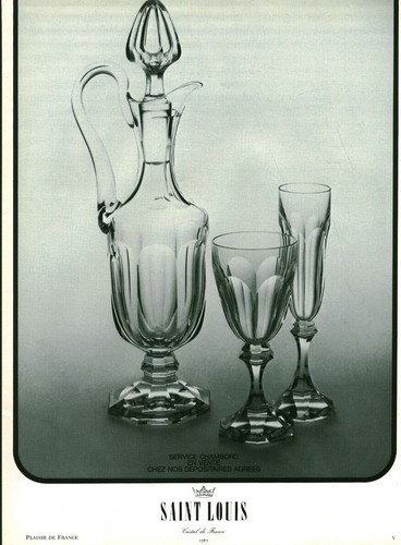 Publicité ancienne cristal - ,