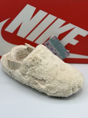 Nike calm fuzzy mules - nike,