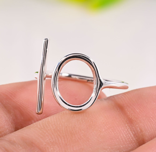 Anello barra cerchio - , aperto