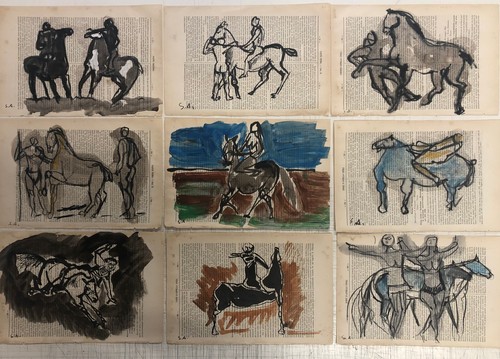 Disegni pastello e - a,