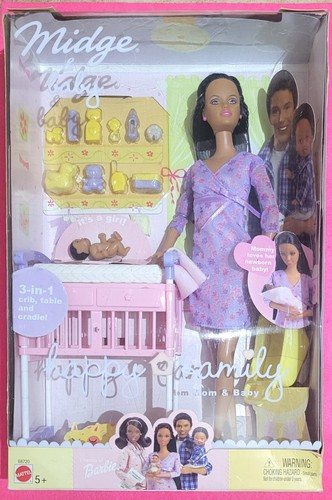 Barbie happy family midge - barbie,