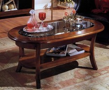 1 TAVOLINO DA SALOTTO IN LEGNO