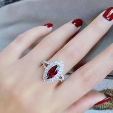 Anello di Fidanzamento Granato