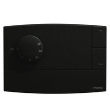 1 TI TE510A TERMOSTATO 230V NERO ELETTRONICO INCASSO CON SPIA ZEFIRO PERRY