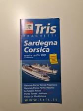 Rarità - Collezione - Depliant Tris Traghetti 2001