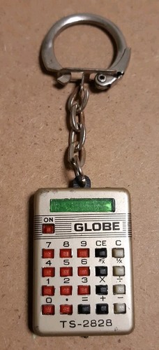 Calculator key chain vintage - calculator,