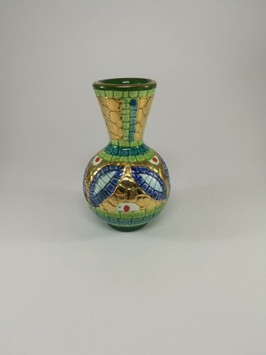 Vaso ceramica dipinto a - ceramica,