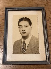 ? Fotografia Ragazzo Vintage 1960 Roma Incorniciata Cornice Modernariato Arredo