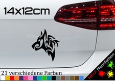 Adesivo lupo tatuaggio tribale