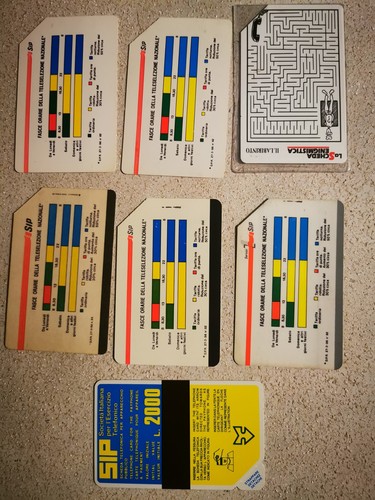 Schede telefoniche rare fasce - schede, rare,