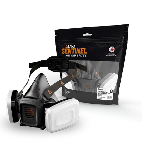 Alpha sentinel mezza maschera - alpha,