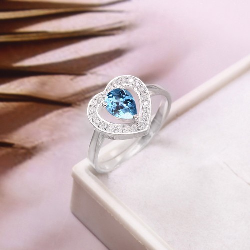 Anello aaa acquamarina - anello,