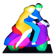 Marco lodola vespa - vespa, scultura