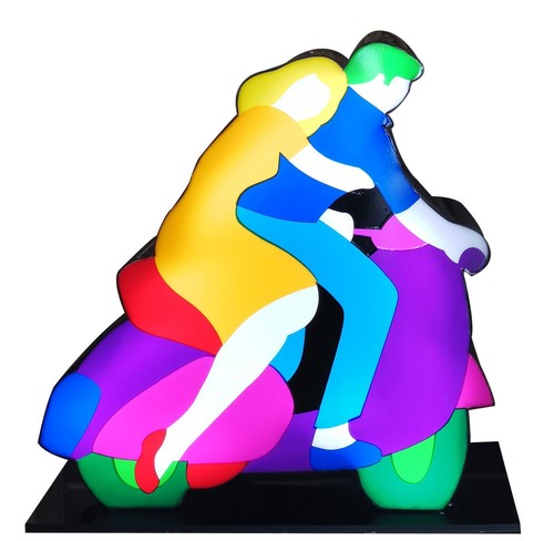 Marco lodola vespa - vespa, scultura