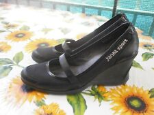 SCARPE ZEPPA SANDALO DONNA JANET SPORT NERO N.41 logo strass