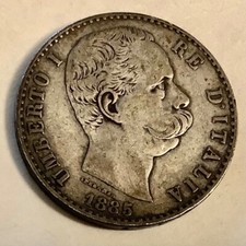 Italy 1885 Umberto Two 2