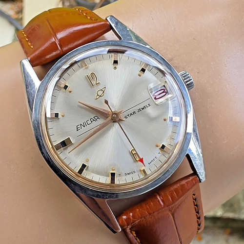 Orologio uomo vintage enicar - orologio,