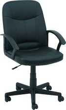 OIF Sedia da Ufficio Direzionale Braccio Fisso Arcuato Supporti fino a 250 LB OIF-LB4219 Nero