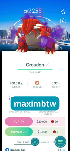 Groudon non lucido
