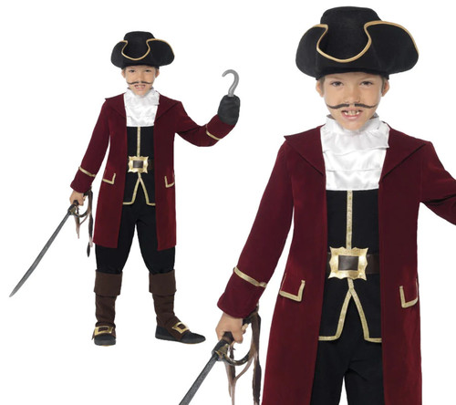 Costume bambino deluxe pirata - bambino,