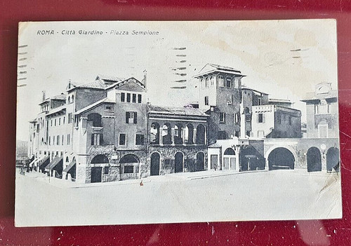 Cartolina roma citta giardino - cartolina, citta'